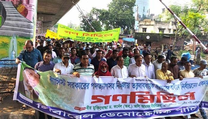 সরকার জনগণের ভোটে নির্বাচিত নয়: অলি আহমদ