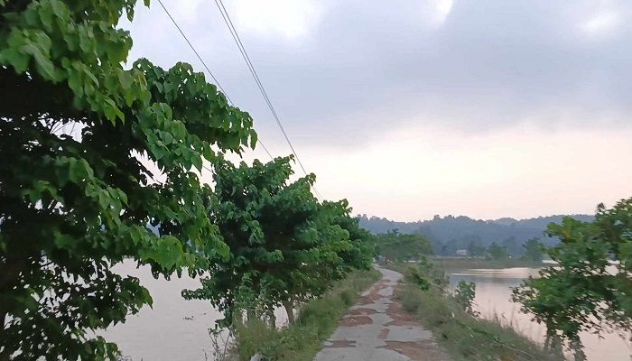 শঙ্কা কাটলেও এখনো রাঙ্গামাটির দুই উপজেলার নিম্নাঞ্চল প্লাবিত