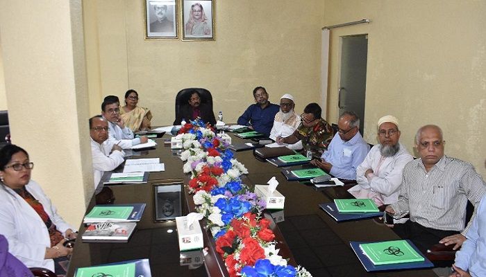 বিএসএমএমইউতে ইনস্টিটিউটশনাল বায়োসেফটি কমিটি গঠন