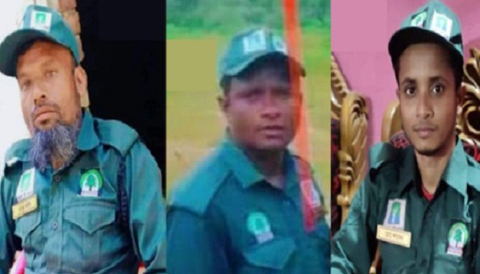 তিন বনপ্রহরী সন্ত্রাসীর হাতে জিম্মি: ৬০ লাখ টাকা মুক্তিপণ দাবি