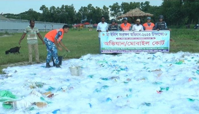 ভোলায় ৬ কোটি টাকার কারেন্ট জাল জব্দ 