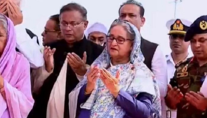 বঙ্গবন্ধু টানেল উদ্বোধন করলেন প্রধানমন্ত্রী