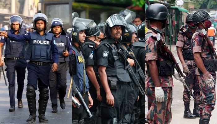 জিরো টলারেন্স নীতিতে পুলিশ, মাঠে র‍্যাবের ৪৬০ টহল দল মোতায়েন