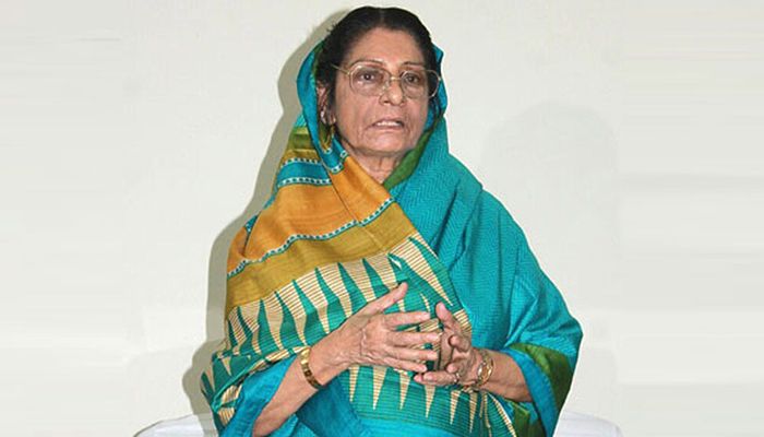তফসিল ঘোষণাকে স্বাগত জানালেন রওশন এরশাদ