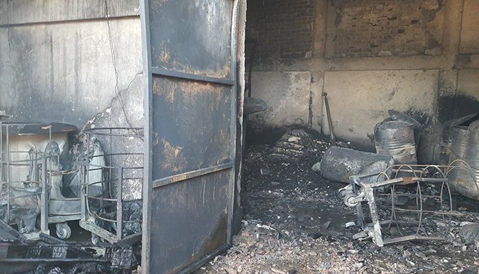 হবিগঞ্জে স্টার সিরামিকে অগ্নিকাণ্ড