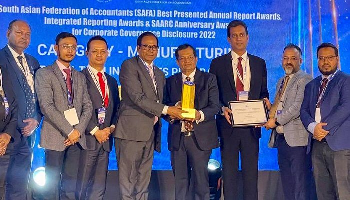 সাফা ওভারঅল উইনার ও গোল্ড অ্যাওয়ার্ড অর্জন ওয়ালটনের