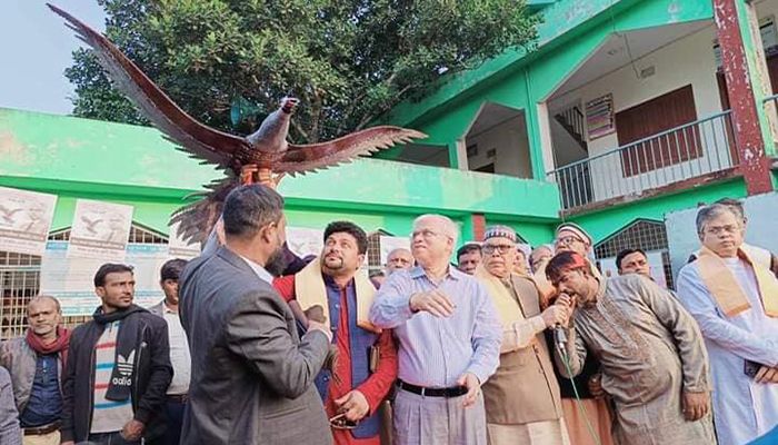 নাসের শাহরিয়ার জাহেদীর নির্বাচনী পথসভা