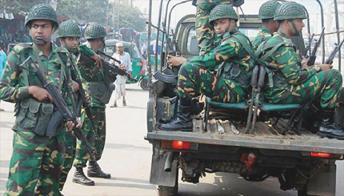 নির্বাচনের মাঠে থাকবে সেনাবাহিনী