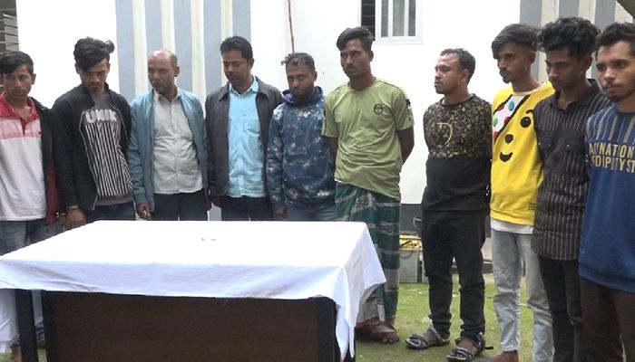 ব্রাহ্মণবাড়িয়ায় সংঘবদ্ধ চোরচক্রের ১০ জন গ্রেপ্তার
