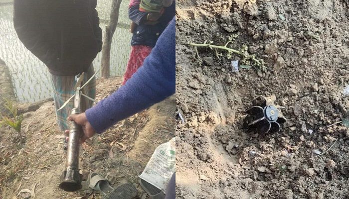 মিয়ানমার থেকে ছোড়া মর্টার শেল এসে পড়ল বাংলাদেশে