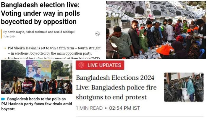 বাংলাদেশের নির্বাচন নিয়ে যা বলছে আন্তর্জাতিক গণমাধ্যম