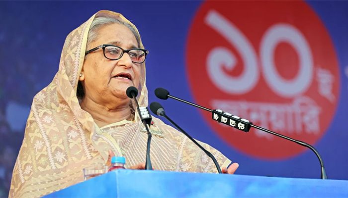 নির্বাচন বানচালের জন্য দেশি-বিদেশি ষড়যন্ত্র ছিল: শেখ হাসিনা