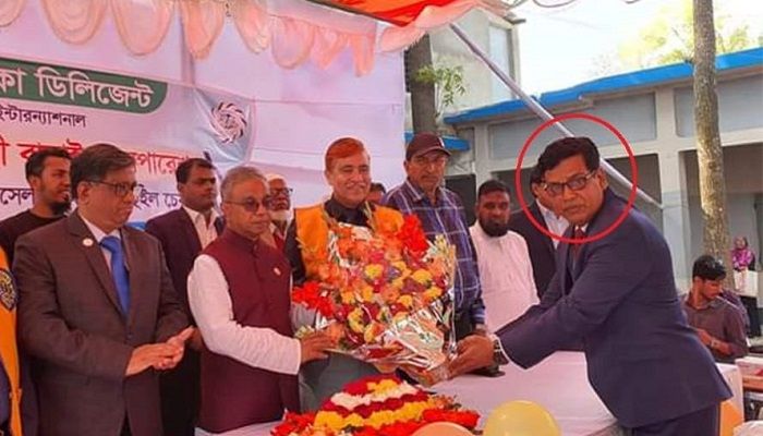 এমপির অনুষ্ঠানে ট্রেন পুড়ানো মামলার পলাতক আসামি