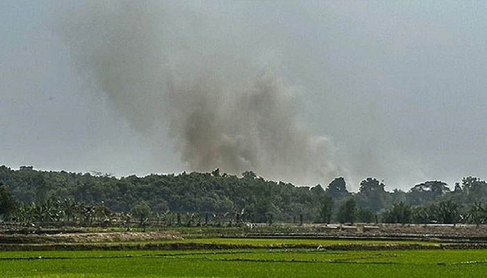 টেকনাফ সীমান্তে আবারও বিস্ফোরণের শব্দ