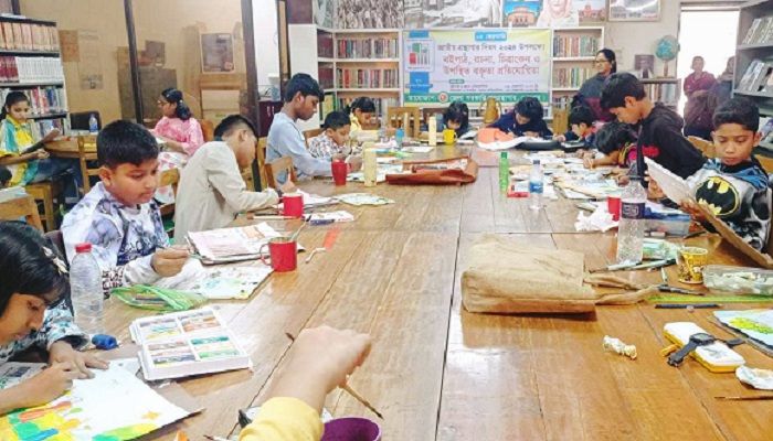 শেরপুরে শিশুদের চিত্রাঙ্কন প্রতিযোগিতা অনুষ্ঠিত
