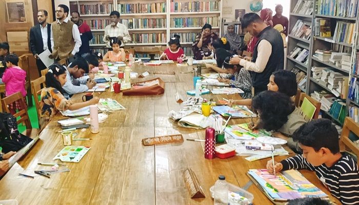 শেরপুরে শিশুদের চিত্রাঙ্কন প্রতিযোগিতা অনুষ্ঠিত