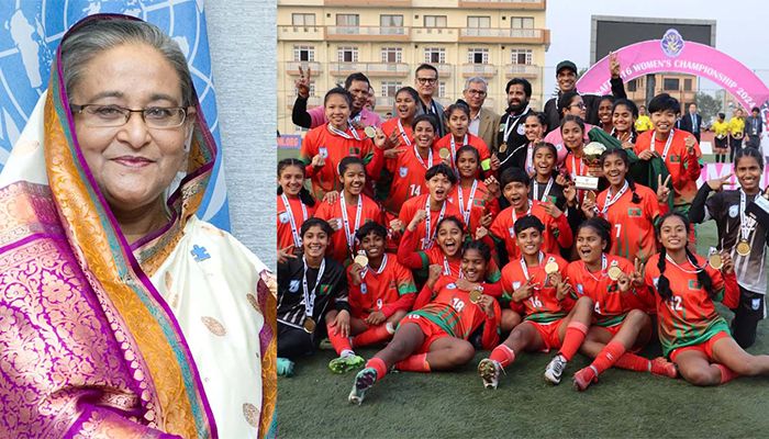 সাফজয়ী দলকে পুরস্কারের ঘোষণা প্রধানমন্ত্রীর
