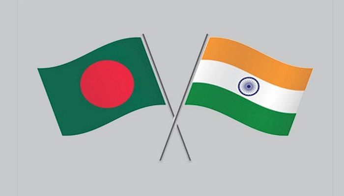 বাংলাদেশ ও ভারতের জাতীয় পতাকা। ছবি: সংগৃহীত