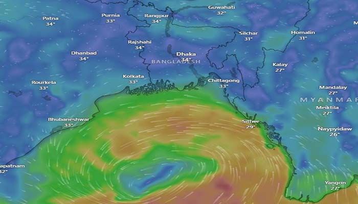 সাগরে গভীর নিম্নচাপটি দুপুরের মধ্যে রূপ নেবে ঘূর্ণিঝড়ে