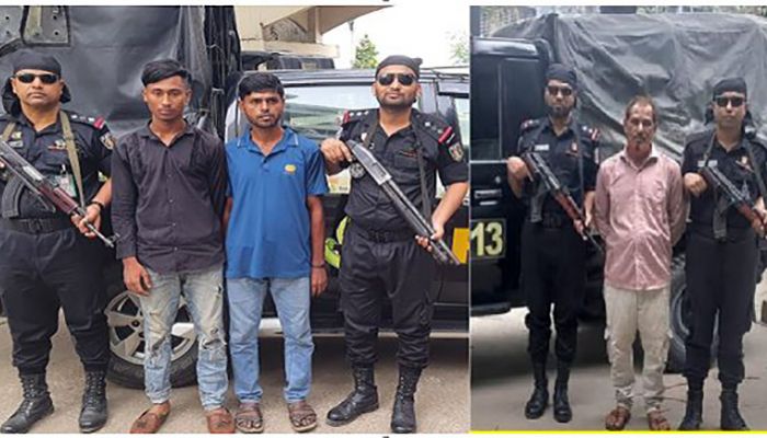 র্যাবের অভিযানে ফেন্সিডিলসহ ৩ মাদক ব্যবসায়ী গ্রেপ্তার