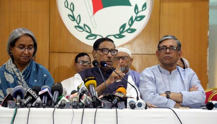 বিএনপি সন্ত্রাসী কার্যকলাপ করলে পালানোর পথ পাবে না: ওবায়দুল কাদের