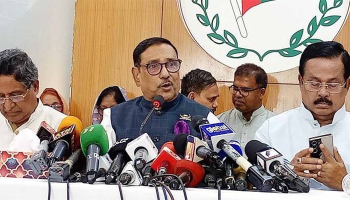 বিএনপি নৈরাজ্য করলে ‘ডাবল শিক্ষা’ দেওয়ার হুঁশিয়ারি কাদেরের