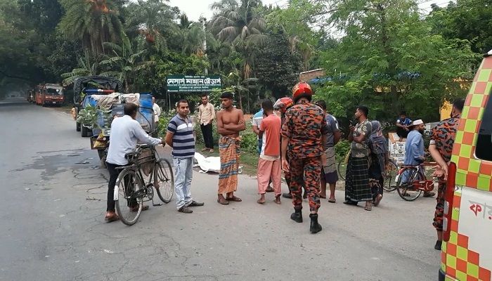 ঝিনাইদহে সড়ক দুর্ঘটনায় চালক নিহত