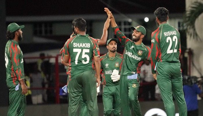 জয় দিয়ে সুপার এইটে বাংলাদেশ