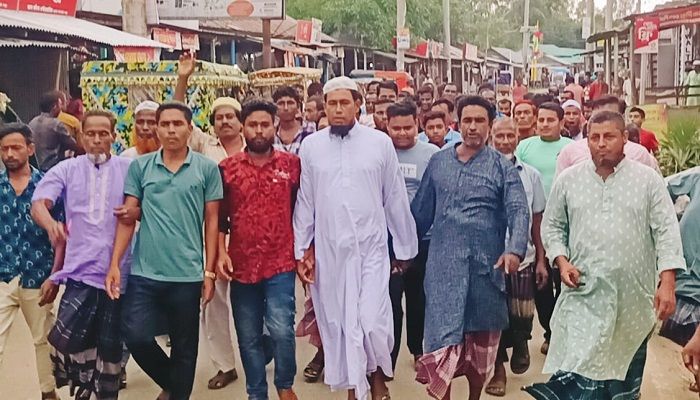 শেরপুরে বিদ্যুতের দাবিতে বিক্ষোভ সমাবেশ 
