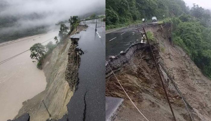 ভূমিধসে বন্ধ সিকিম এবং কালিম্পং যাওয়ার ‘লাইফলাইন’