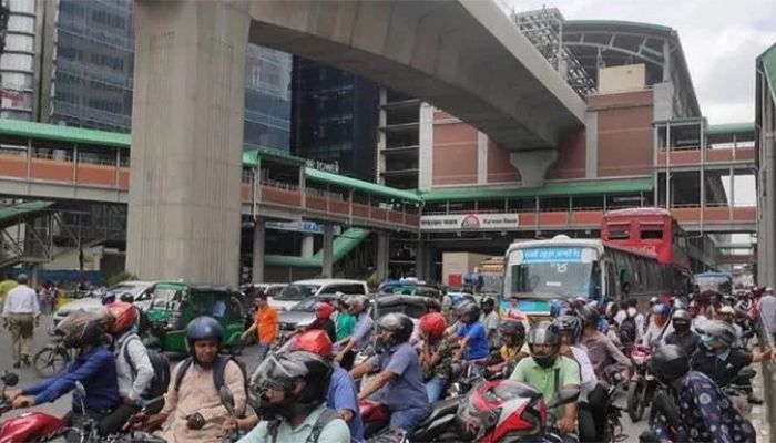কারফিউ শিথিলের পর রাজধানীতে তীব্র যানজট