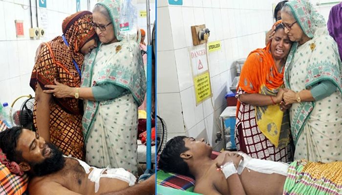 পঙ্গু হাসপাতালে প্রধানমন্ত্রী