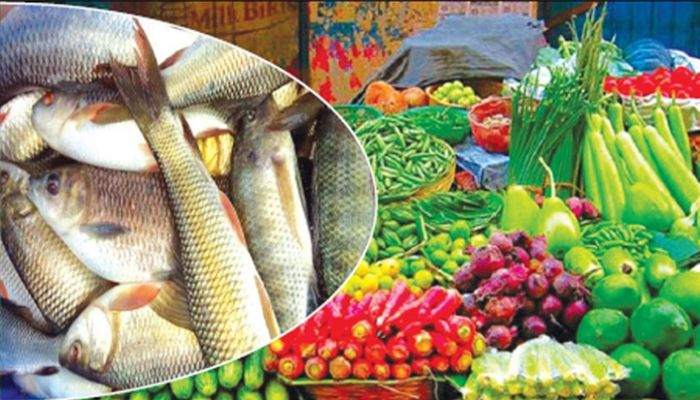 সবজি ও মাছের বাজার চড়া