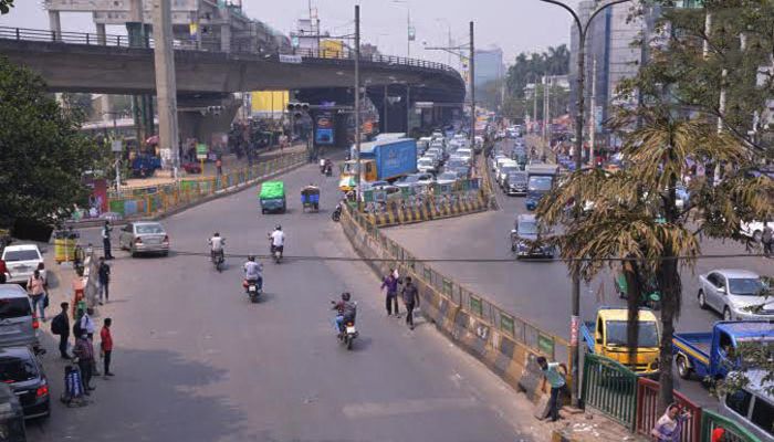 ঢাকা ফাঁকা শার্টডাউনে