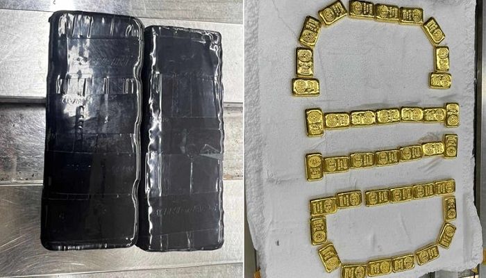 শাহজালালে সাড়ে ৪ কোটি টাকার স্বর্ণ জব্দ