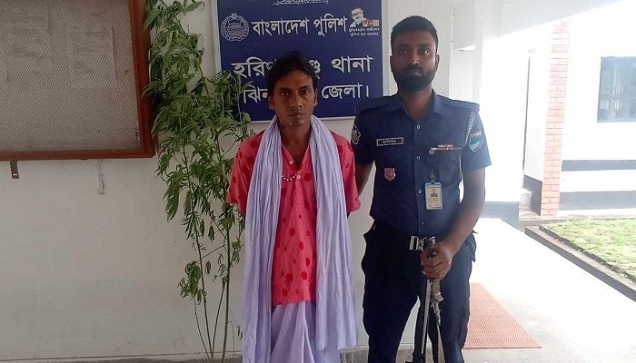 বেগুন ক্ষেতের আড়ালে গাঁজা চাষ করে আসছিলেন তিনি