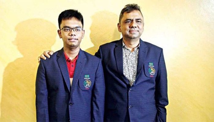 বাবার স্বপ্ন পূরণ করে অলিম্পিয়াডে জিয়ার ছেলে তাহসিন