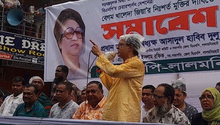 লালমনিরহাটে বিএনপির বিক্ষোভ সমাবেশ