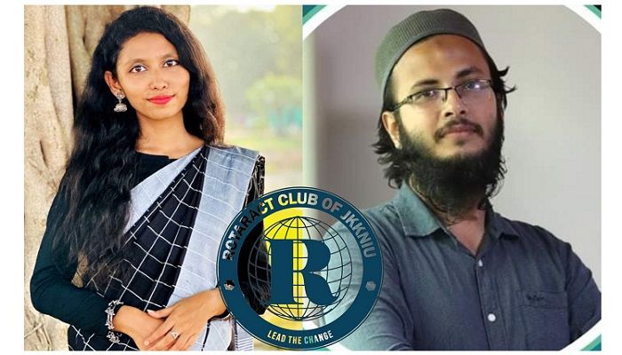 নজরুল বিশ্ববিদ্যালয় রোটারেক্ট ক্লাবের নেতৃত্বে জাফরিন-খালিদ