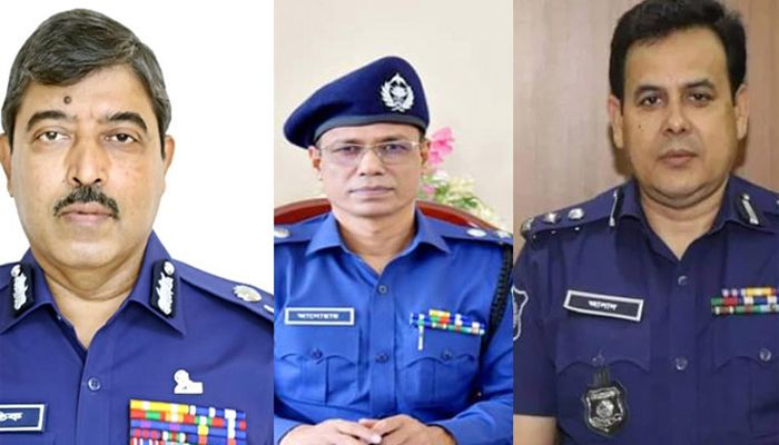  পুলিশের তিন কর্মকর্তাকে বাধ্যতামূলক অবসর