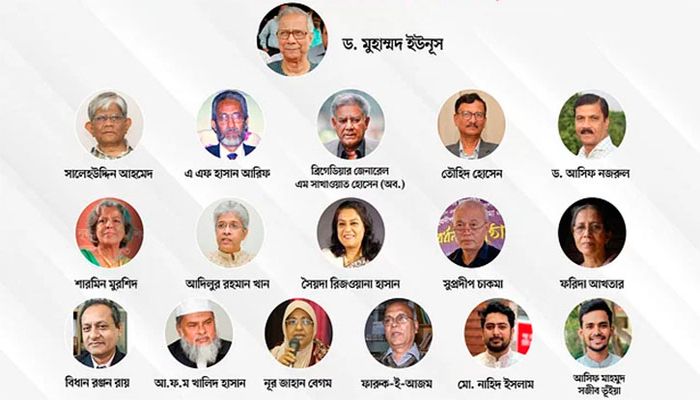 অন্তর্বর্তী সরকারে কে কোন মন্ত্রণালয় পেলেন