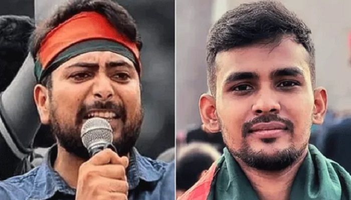 অন্তর্বর্তী সরকারে জায়গা পেলেন ছাত্র আন্দোলনের ২ সমন্বয়ক