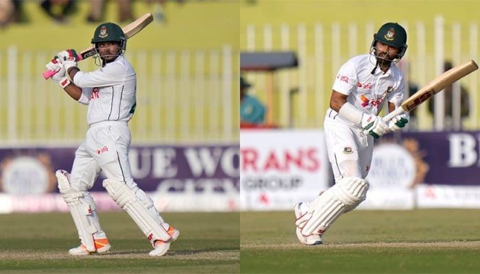 পাকিস্তান টেস্ট: দ্বিতীয় দিন শেষে ৪২১ রানে পিছিয়ে বাংলাদেশ
