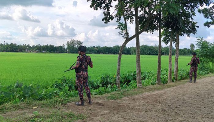 সীমান্তে অবৈধ কাঁটাতার: বিজিবির বাধার মুখে কাজ বন্ধ করতে বাধ্য হলো বিএসএফ