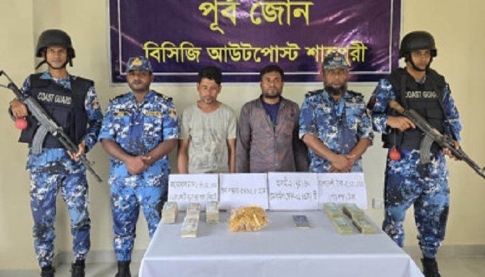 ৫৫ কোটি টাকার স্বর্ণসহ আটক ২