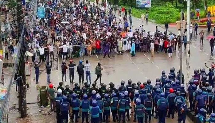 রণক্ষেত্র সিলেট, দফায় দফায় সংঘর্ষে আহত ২০