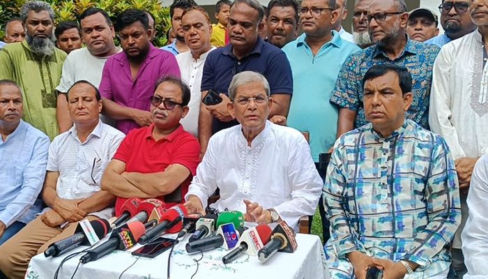 একটি চক্র সংখ্যালঘু নির্যাতনের অলীক কাহিনী প্রচার করছে: মির্জা ফখরুল