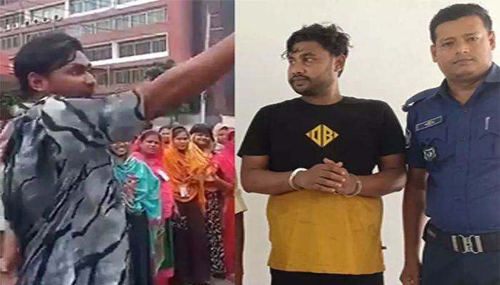 পোশাক শ্রমিকদের উসকানিদাতা ছাত্রলীগ নেতা গ্রেপ্তার