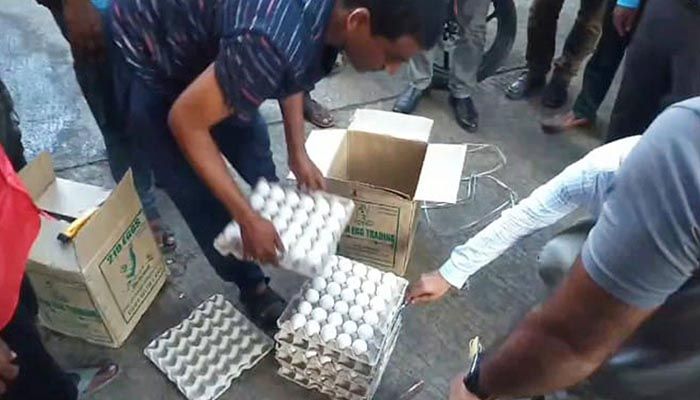 ডিম এলো ২ লাখ ৩১ হাজার পিস