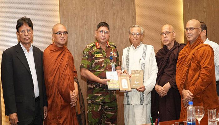 বুদ্ধিস্ট ফেডারেশন প্রতিনিধি দলের সাক্ষাৎ সেনাপ্রধানের  